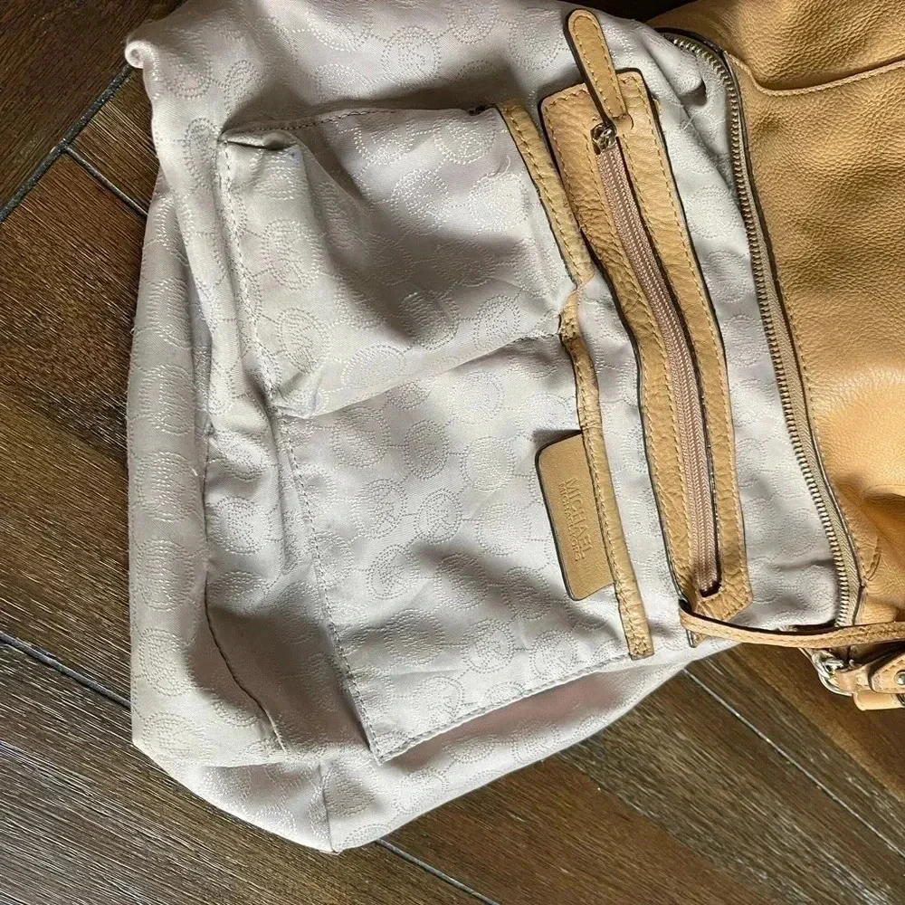 Michael Kors leather hobo bag
